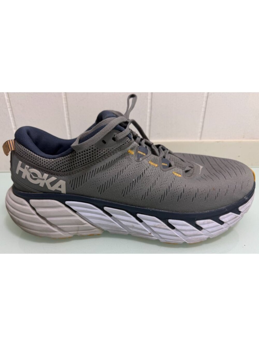 HOKA ONE ONE M GAVIOTA 3 Shoes Sneakers Mens 12 Wide Walking Running - Picture 1 of 9